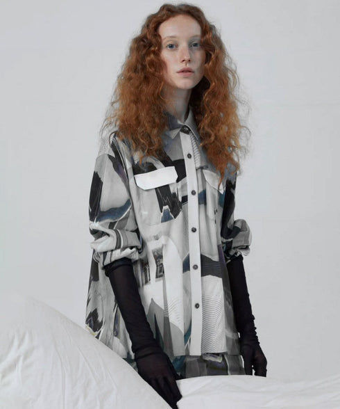 Flap Pocket Blouse
